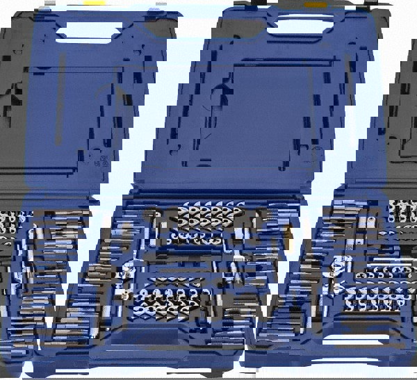 Tap & Die Set: #4-40 to 1/2-20 Taps, #4-40 to 1/2-20 Dies, NPT